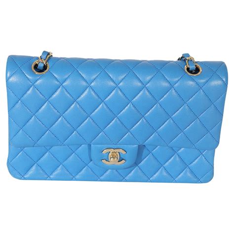 royal blue chanel bag - chanel blue jean bag.